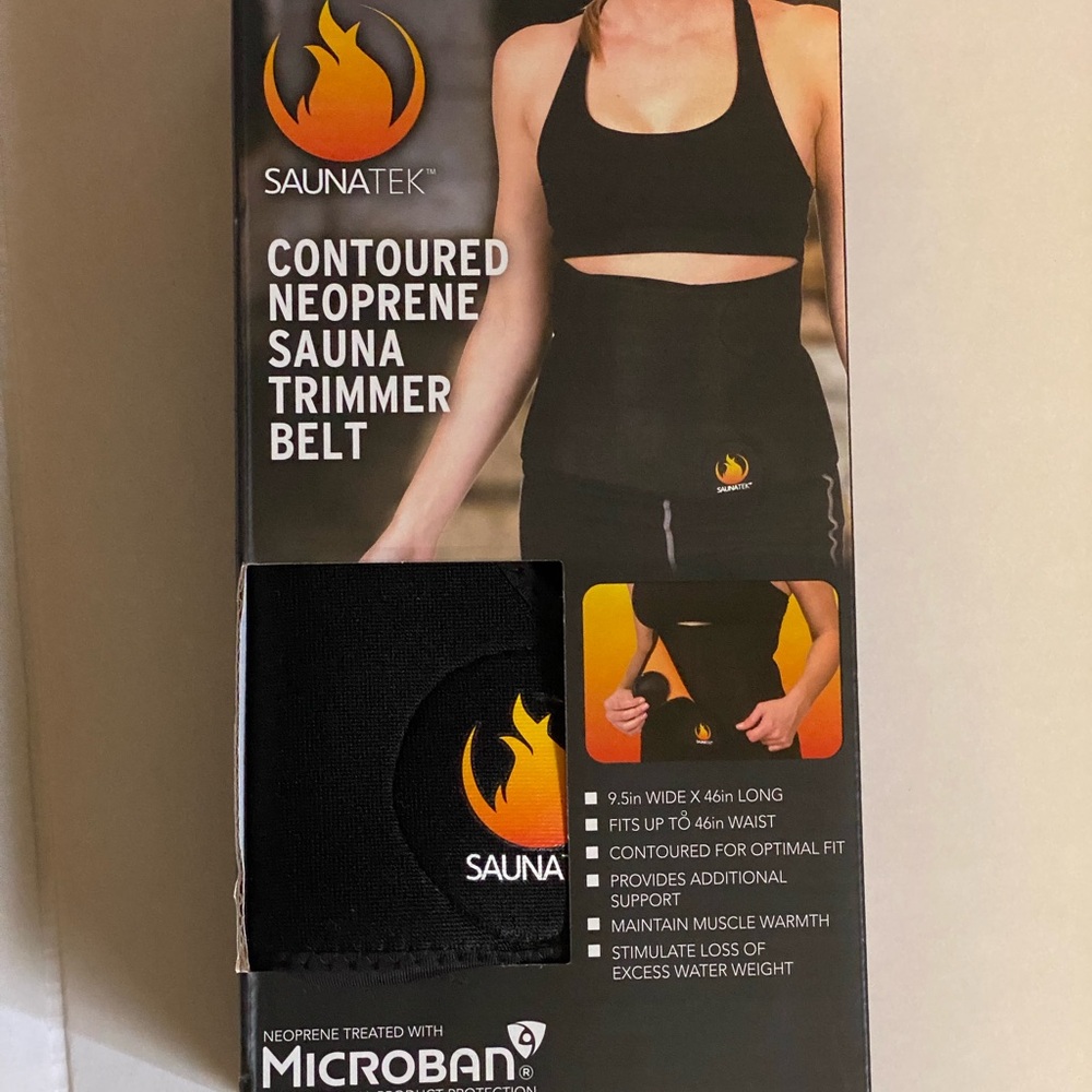 Saunatek Neoprene Sauna Trimmer Belt Sz 9.5X 46”